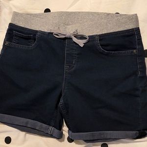 Justice Dark Denim Shorts